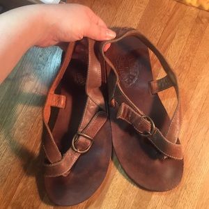 Brown Fiorentini + Baker Leather Sandals